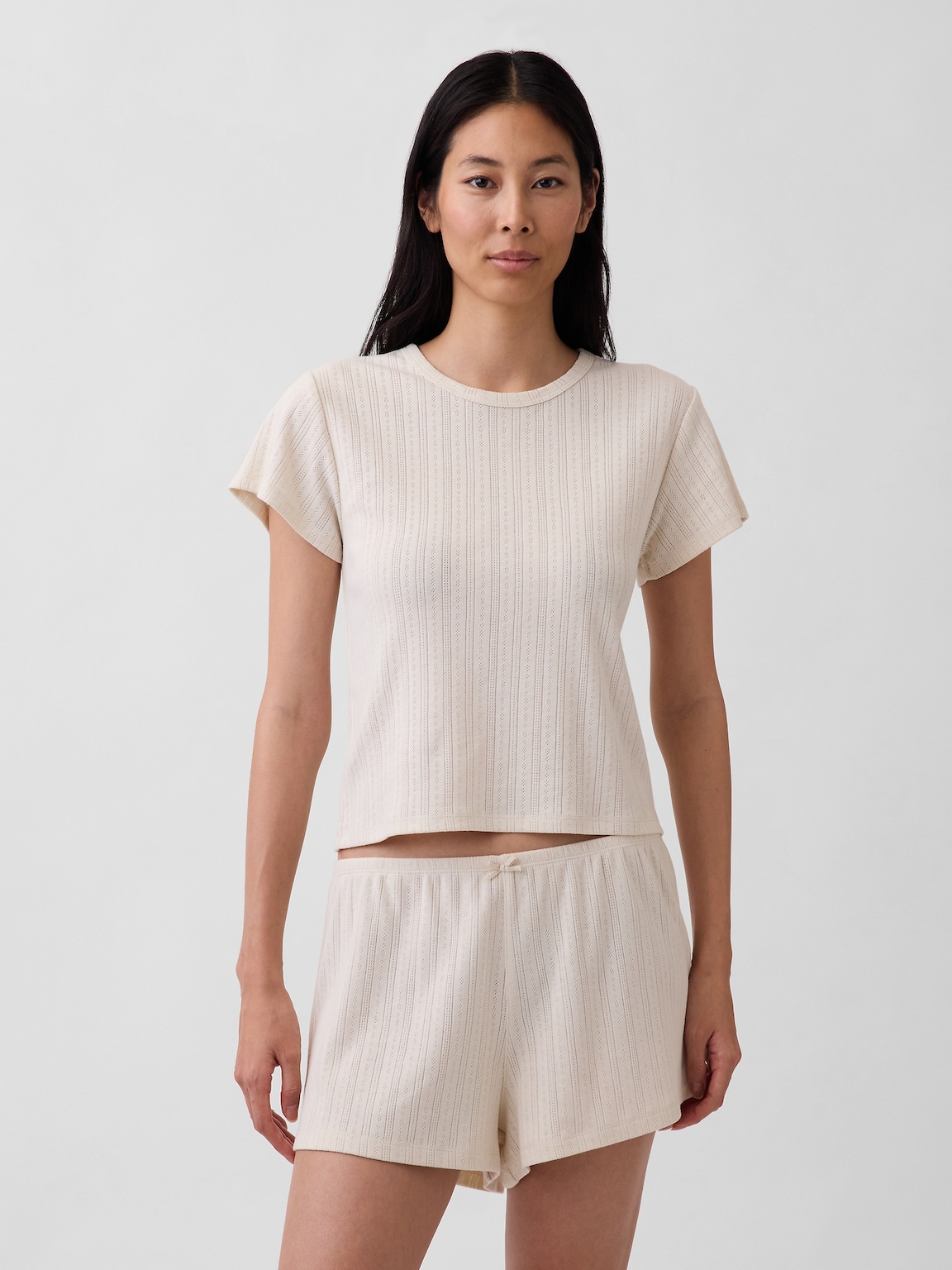 Pointelle PJ T-Shirt