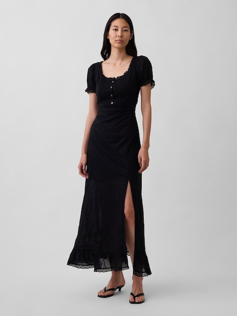 gap formal dress Short Metallic-Lace A-Line Homecoming Dress
