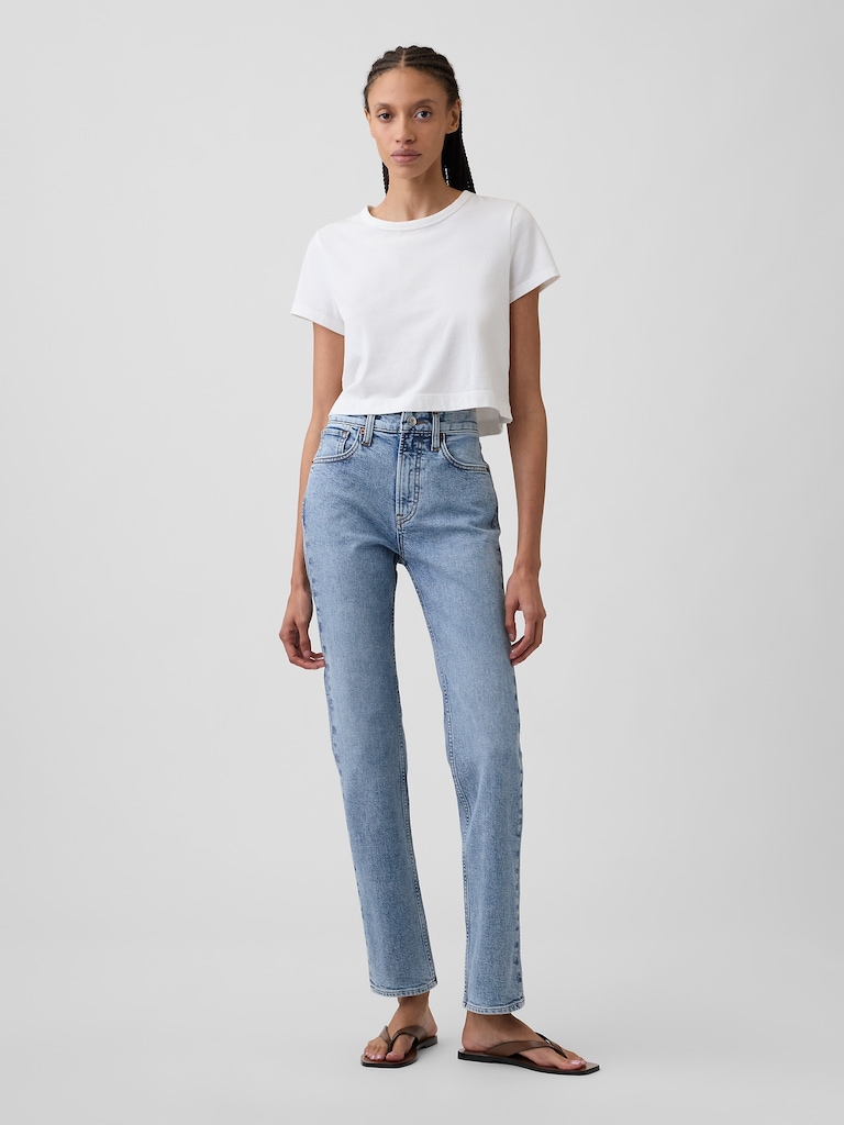 High Rise '90s Straight Jeans