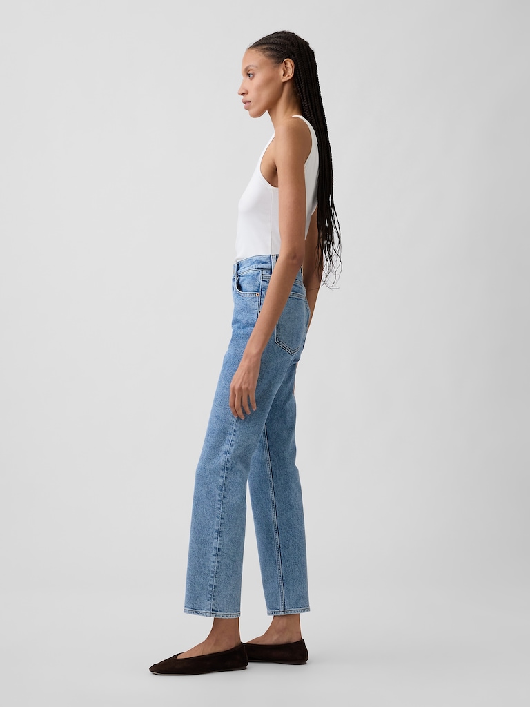 Mid Rise '90s Straight Jeans