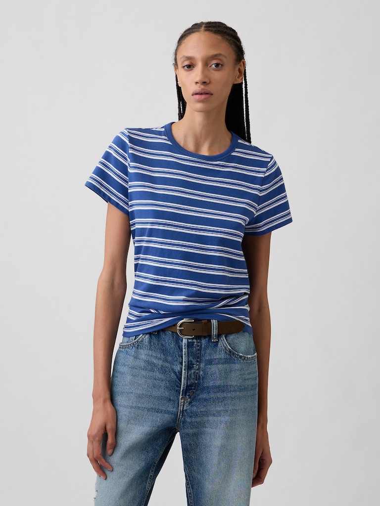 Favorite Stripe Crewneck T-Shirt