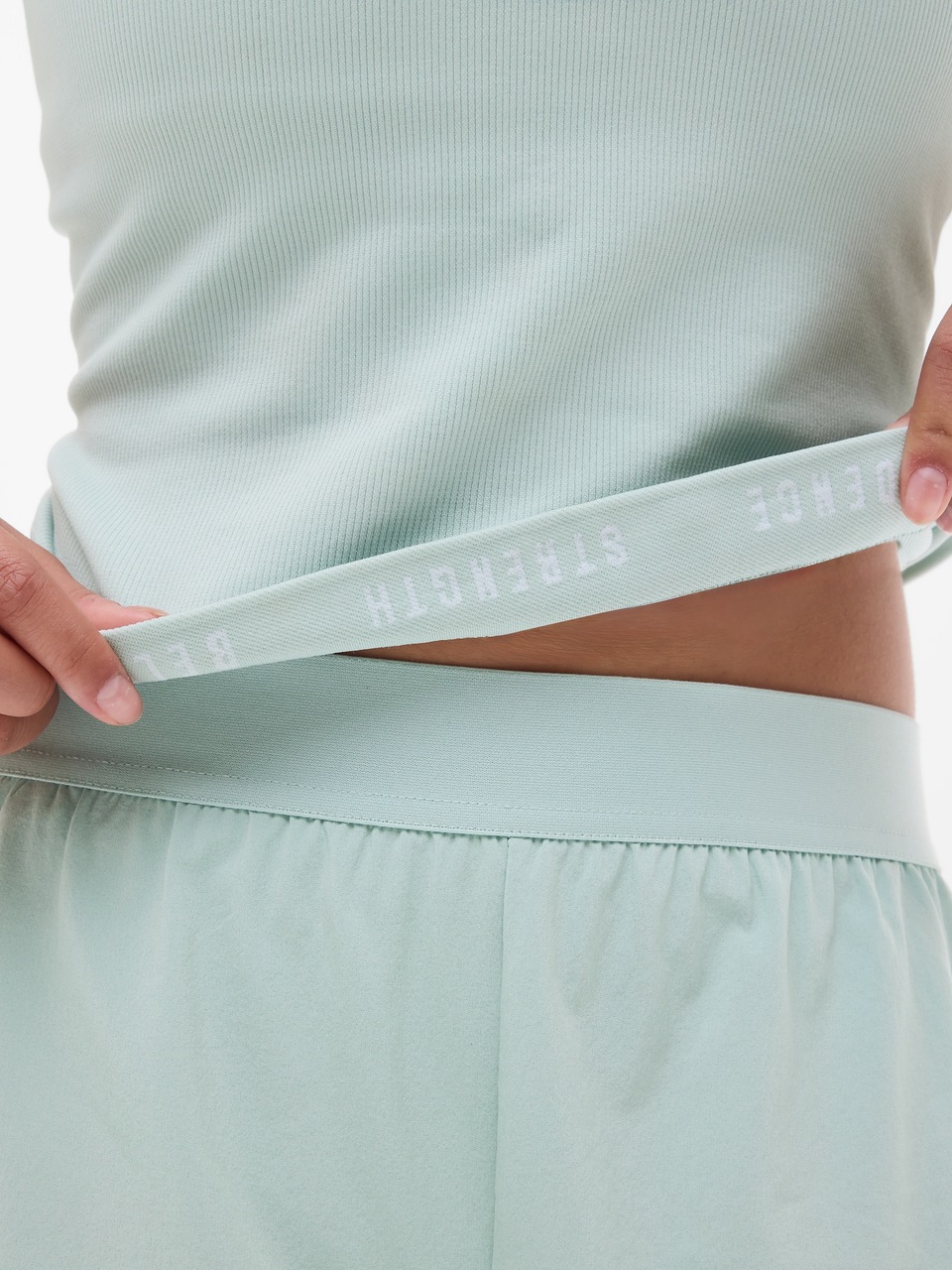 Athleta Girl Rise Above Rib Scoop Tank