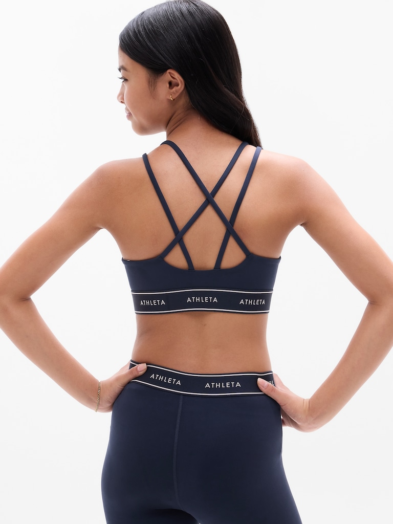 Athleta Girl High Speed Logo Bra
