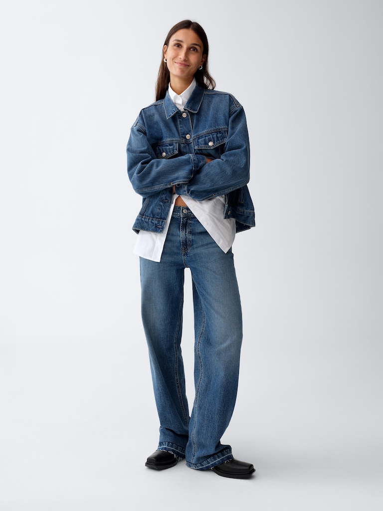 Low Rise '90s Loose Jeans