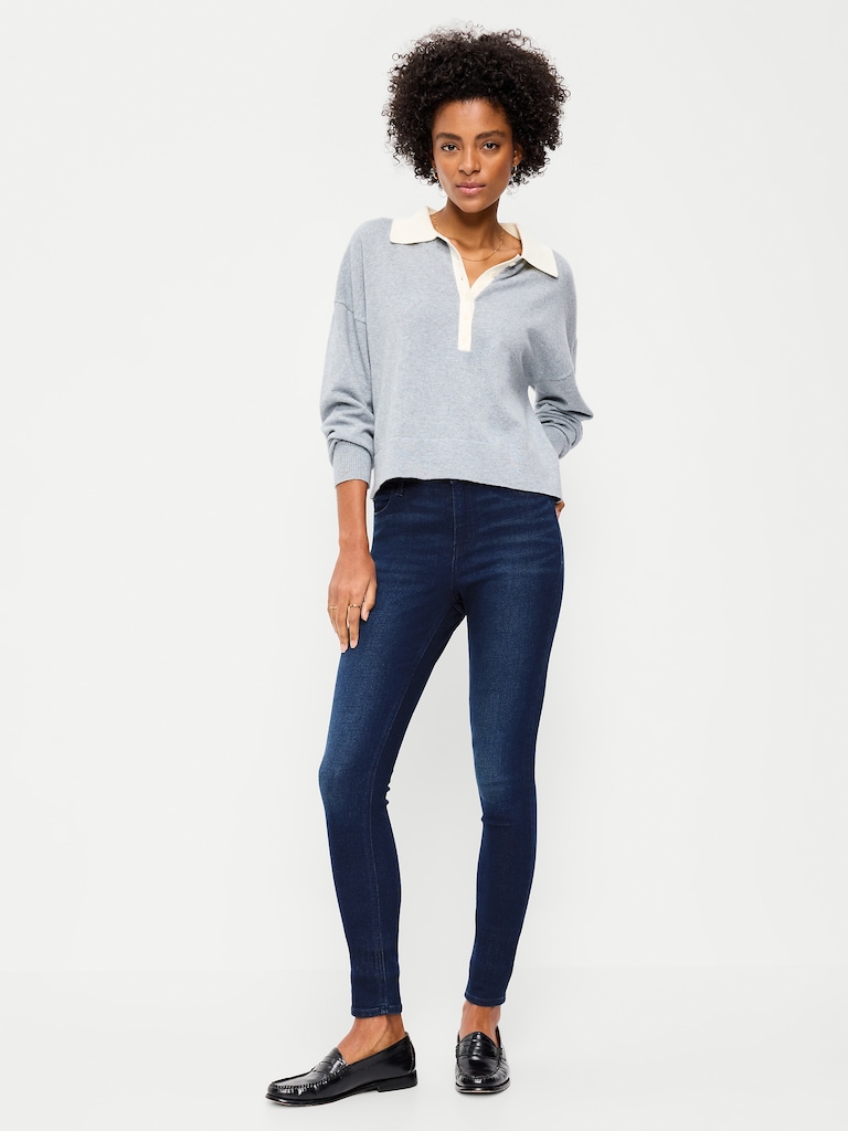 High-Waisted Wow Super-Skinny Jeans