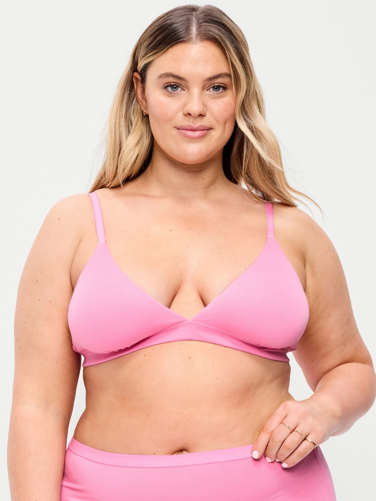 Everyday Cotton Triangle Bralette