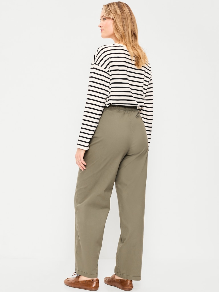 High-Waisted OGC Chino Full Length Straight Pants