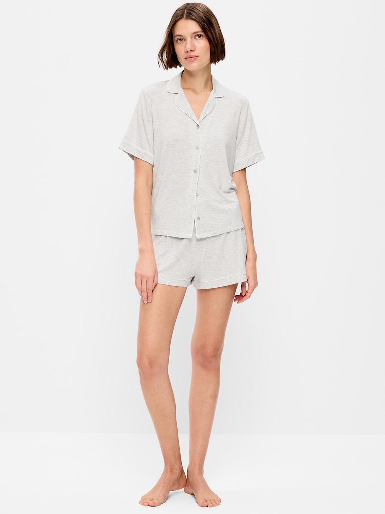 Sunday Sleep Knit Jersey Short Set