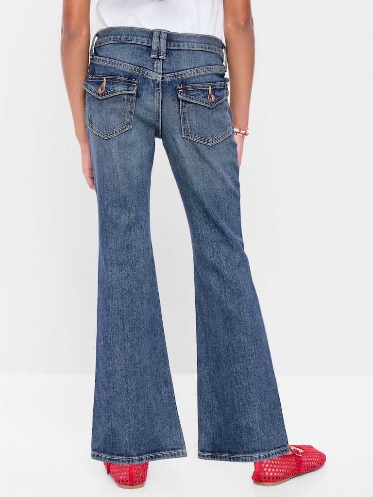 Low-Rise Flare-Leg Jeans for Girls