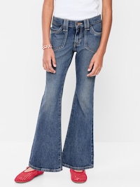 Low-Rise Flare-Leg Jeans for Girls