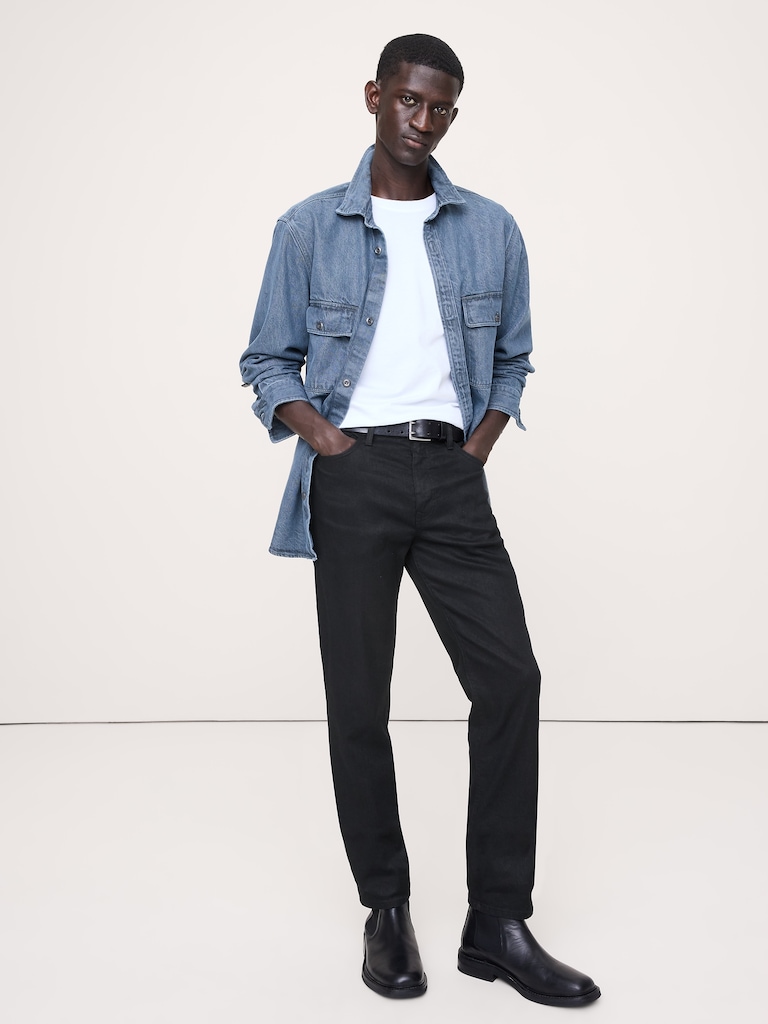 Slim Linen-Cotton Traveler Pant