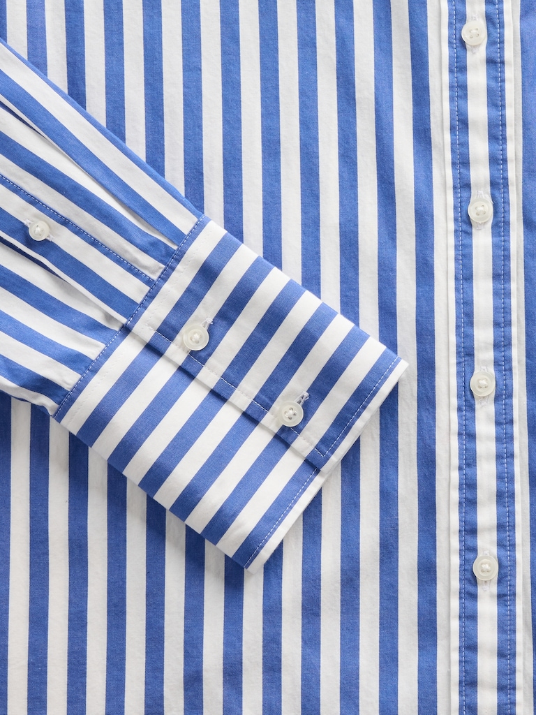 Organic Cotton Poplin Big Shirt