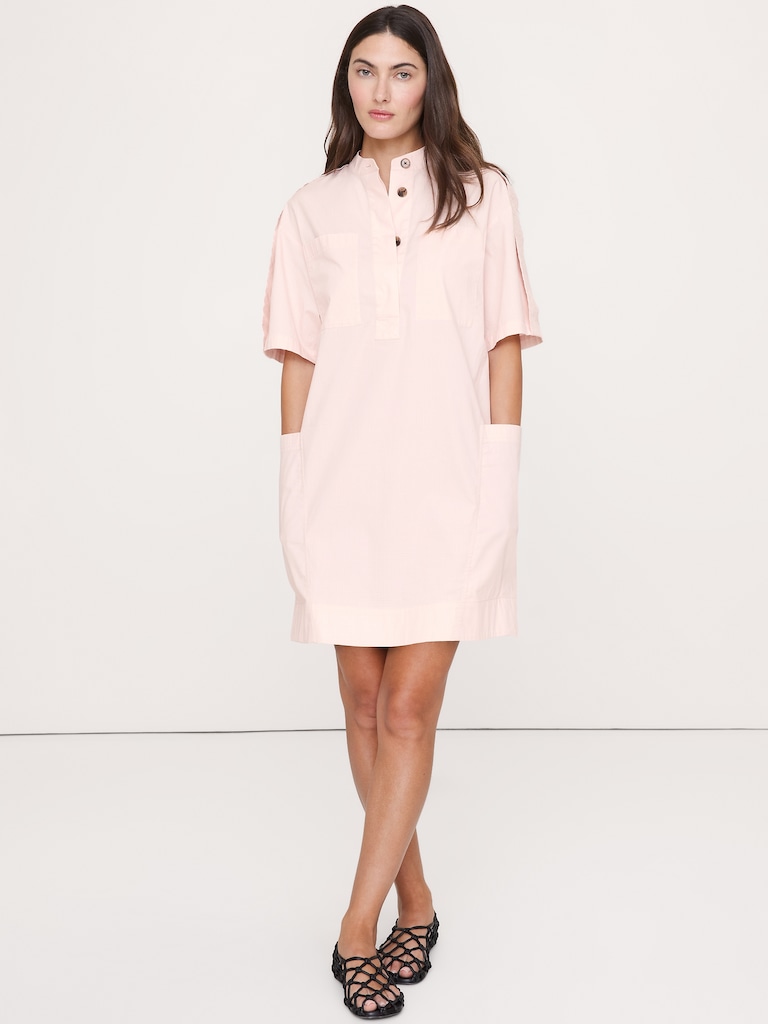 Utility Shift Mini Dress