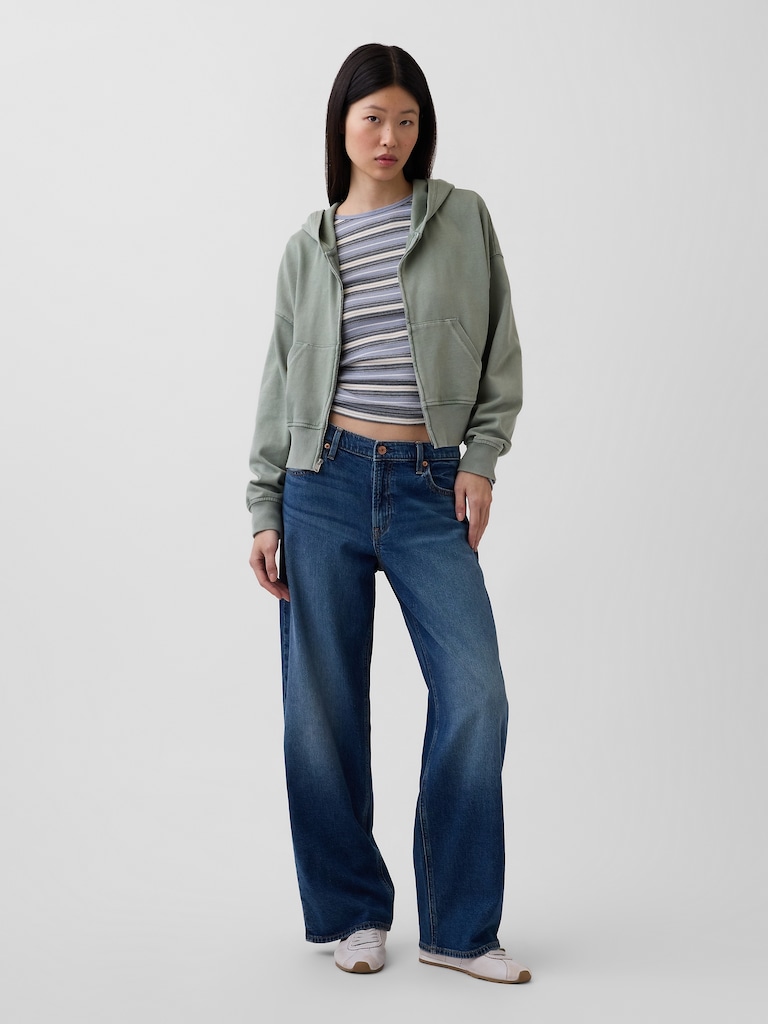 VintageSoft Terry Zip Hoodie