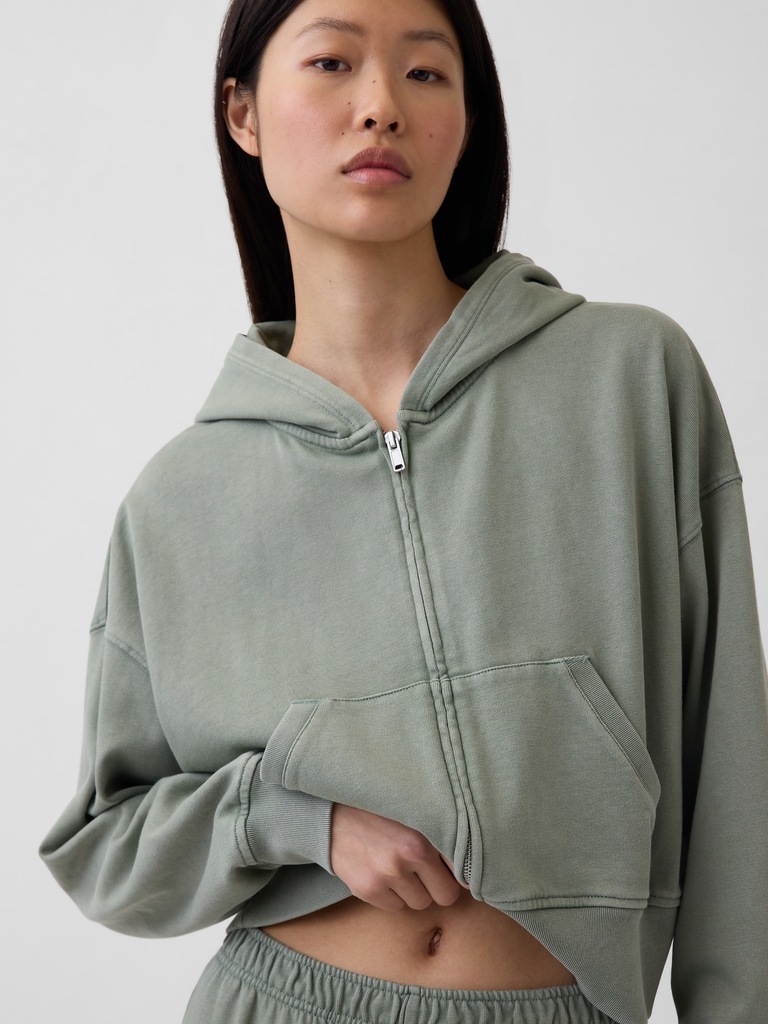 VintageSoft Terry Zip Hoodie