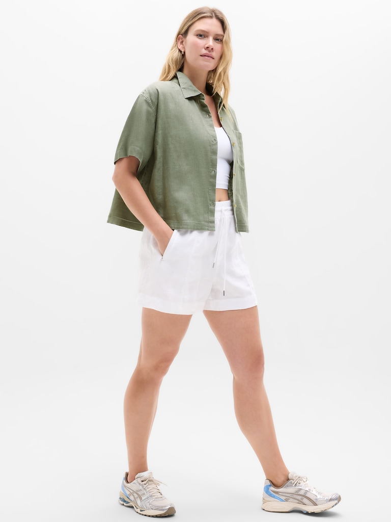 Retreat Linen Short Sleeve Shirt