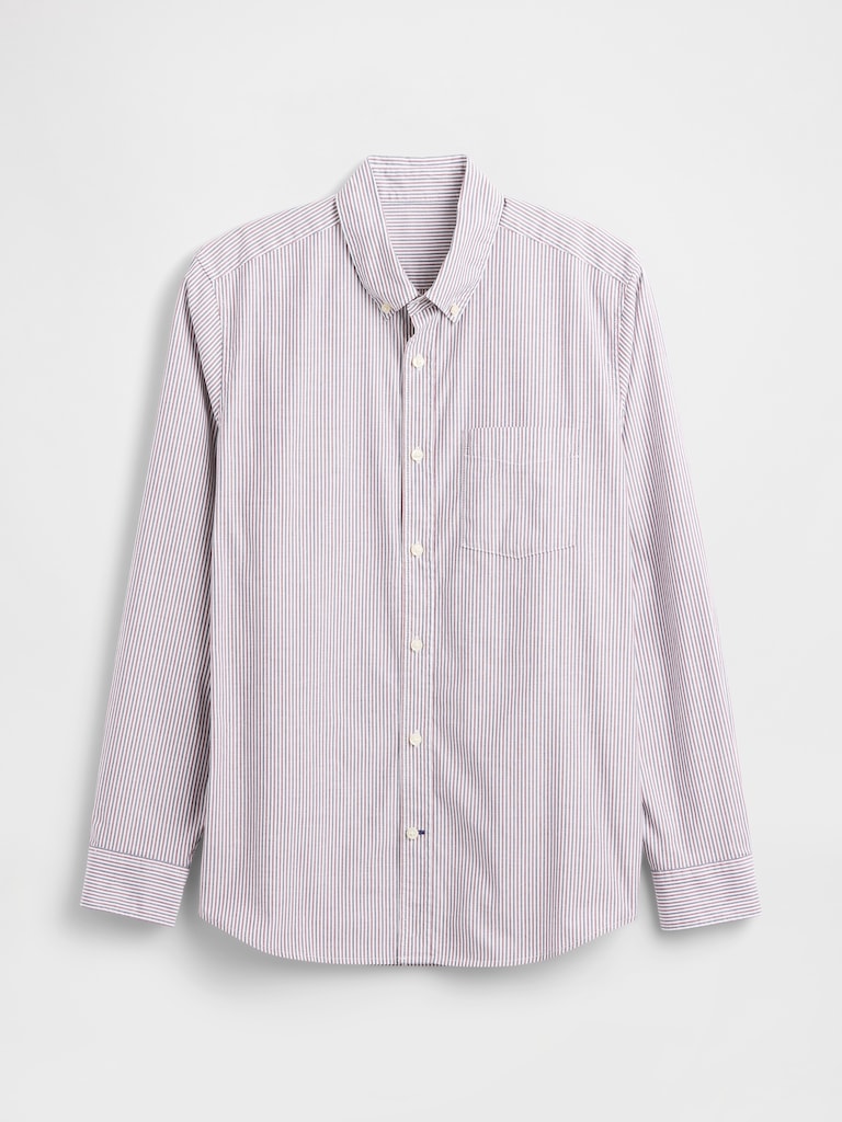 Stretch Poplin Shirt in Standard Fit
