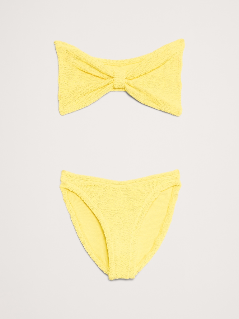 Jean Bandeau Bikini Set by Hunza G