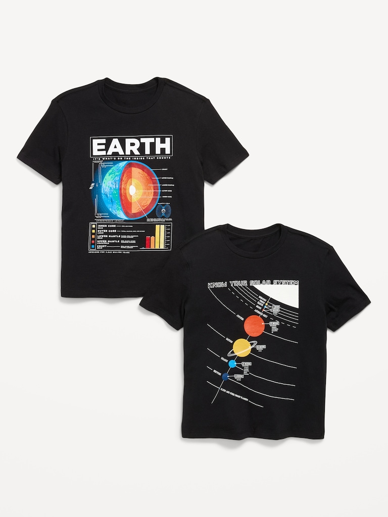Short-Sleeve Graphic T-Shirt 2-Pack for Boys