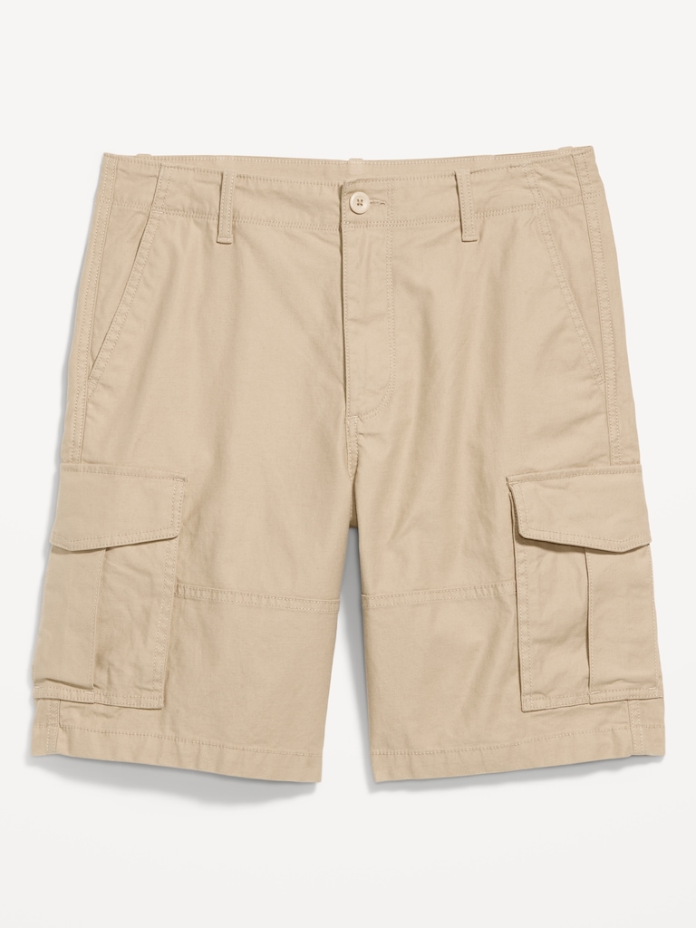 90's Loose Lived-In Cargo Shorts -- 10-inch inseam
