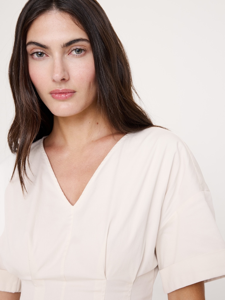 Soft Cotton Fitted Waist Top