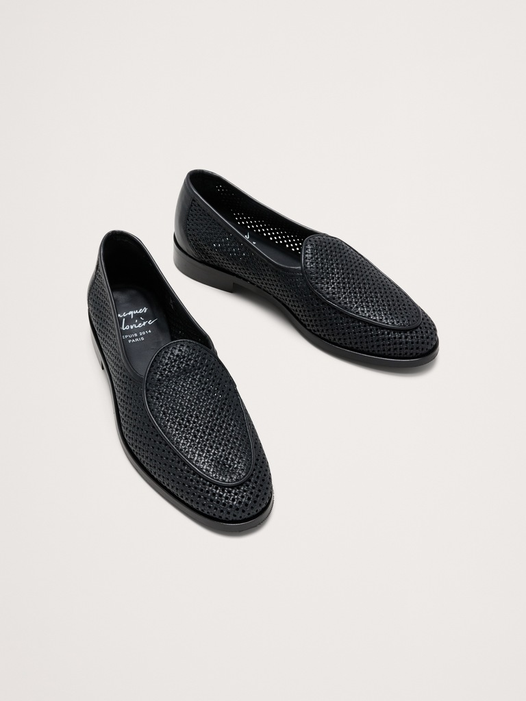 Jacques Perforated Leather Loafer by Jacques Soloviere