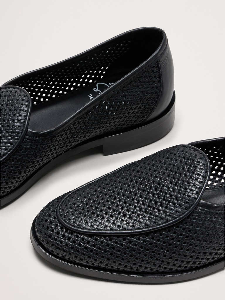 Jacques Perforated Leather Loafer by Jacques Soloviere