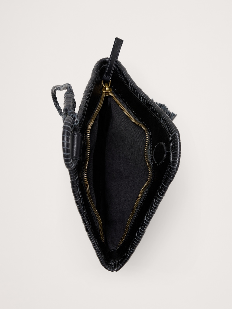 Esme Woven Leather Bag by Bembien