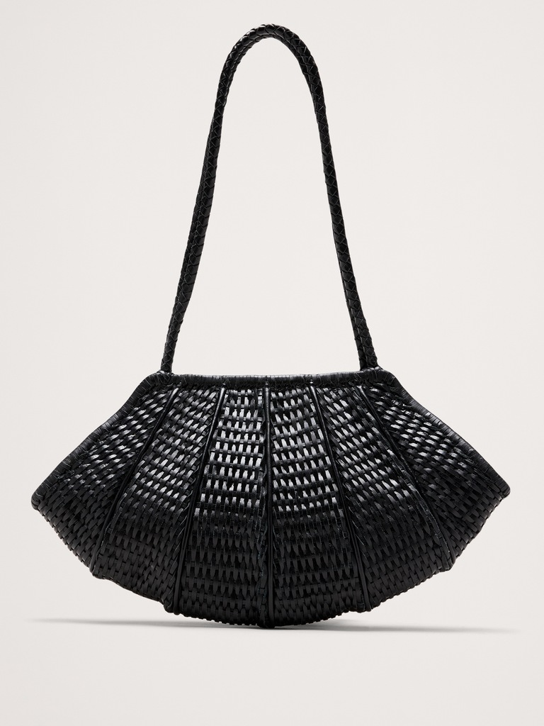 Venera Woven Leather Bag by Bembien