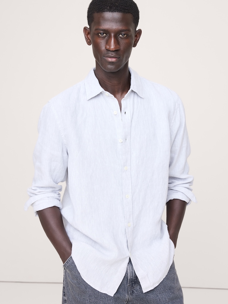 Standard-Fit Linen Shirt