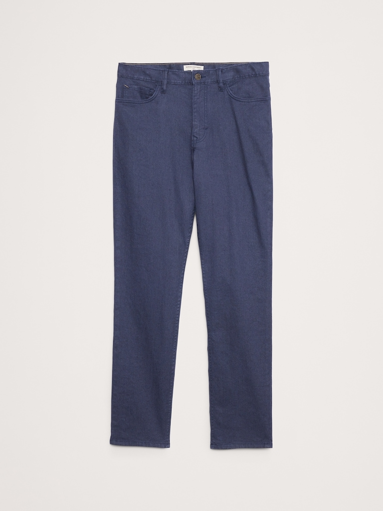 Slim Linen-Cotton Traveler Pant
