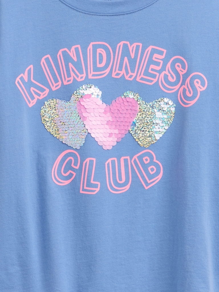 Kids Oversized Graphic T-Shirt