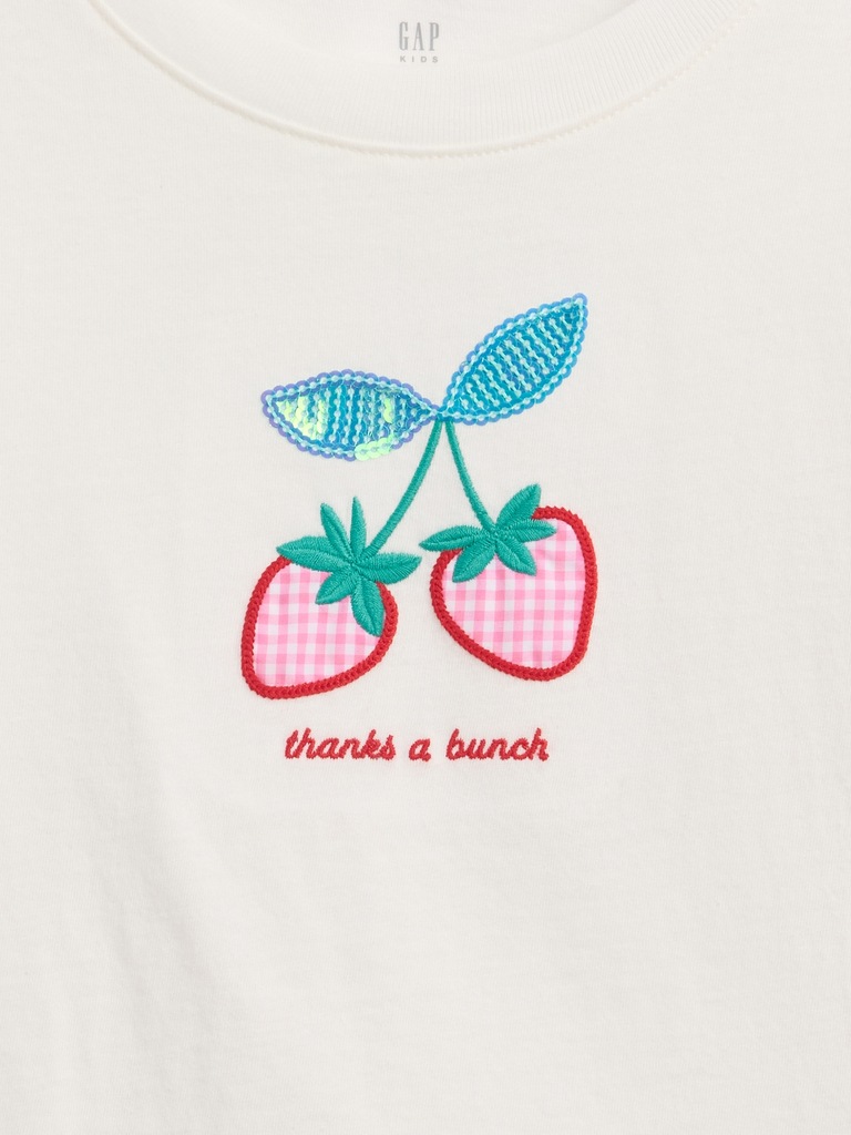 Kids Oversized Graphic T-Shirt