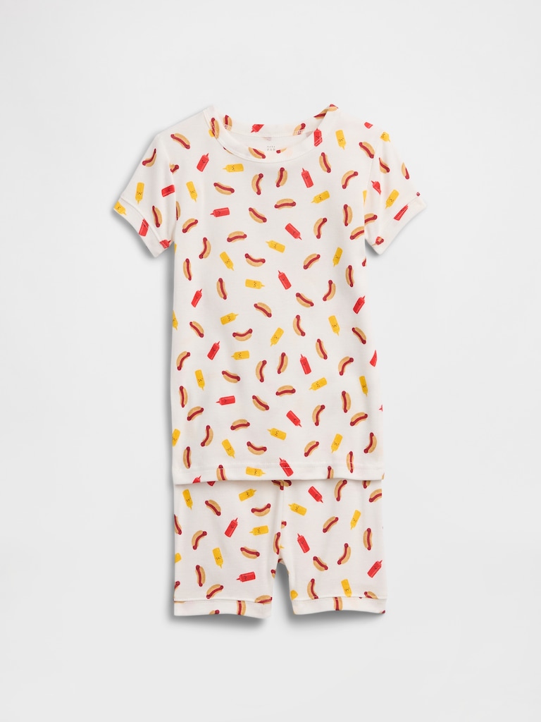 Kids & babyGap 100% Organic Cotton Hot Dog PJ Set