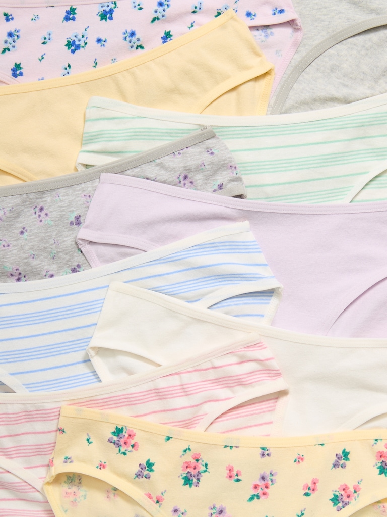 Bikini Underwear 10-Pack for Girls