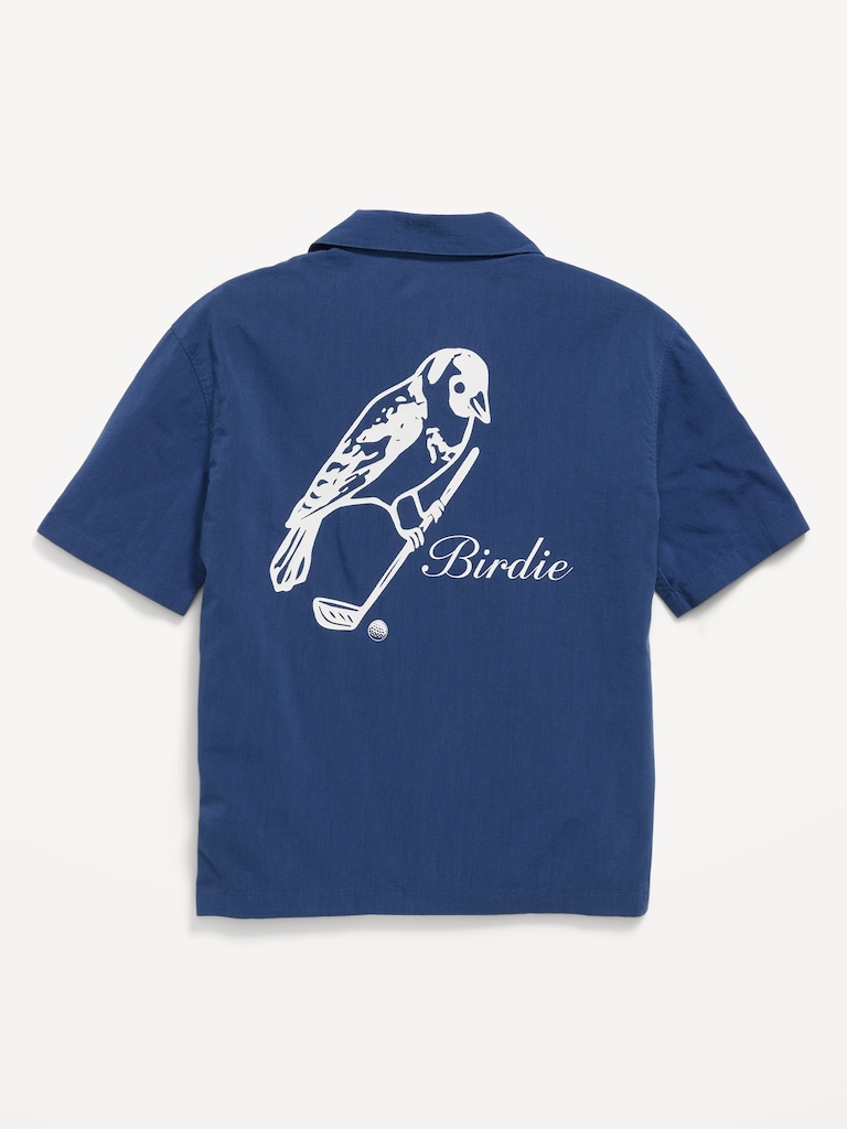 Short-Sleeve Boxy Graphic Shirt for Boys