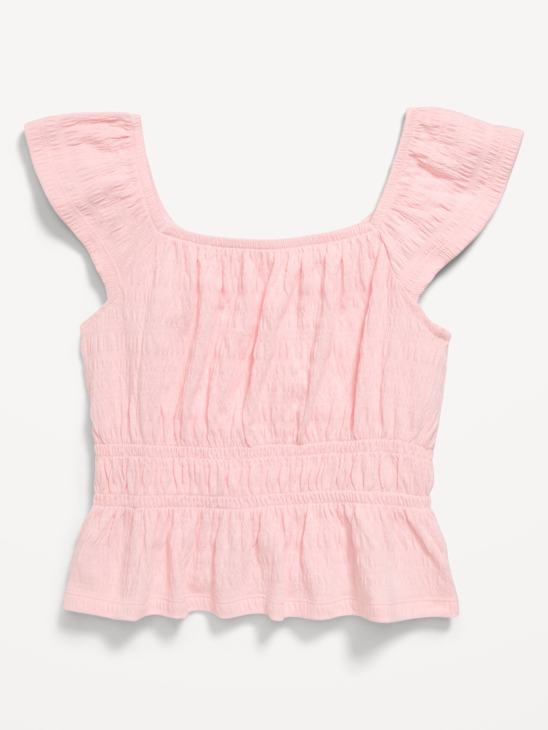 Ruffled Smocked Top for Girls
