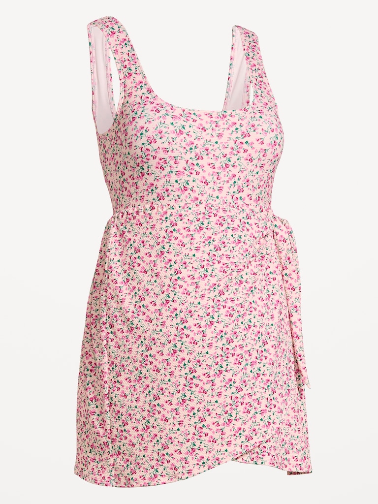 Maternity Classic Wrap Swim Dress