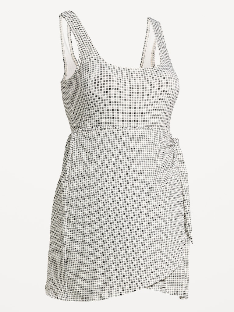 Maternity Classic Wrap Swim Dress