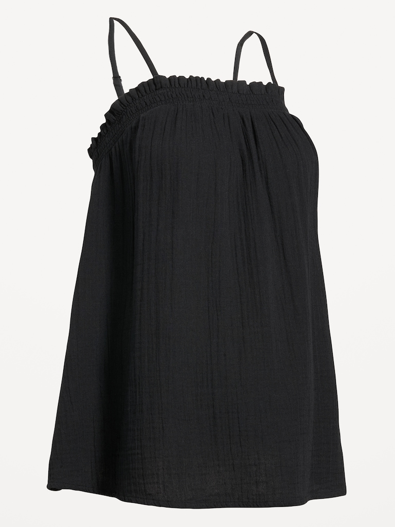 Maternity Smocked Tank Top