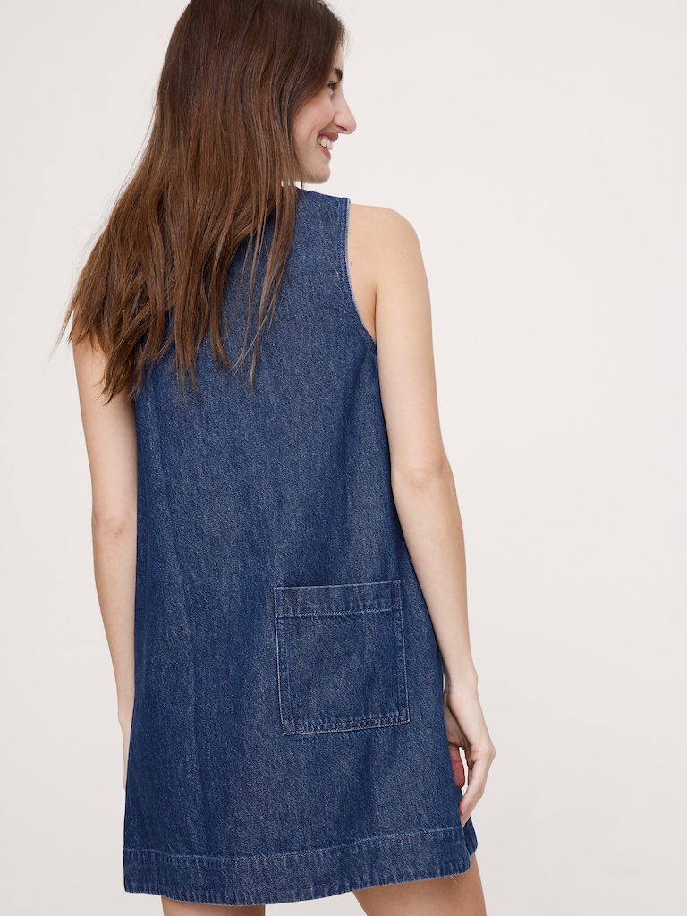 Denim Shift Dress