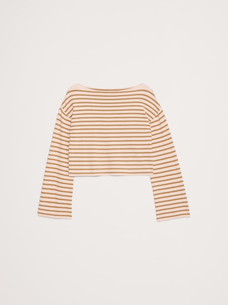 Sculpted Flare-Sleeve Top