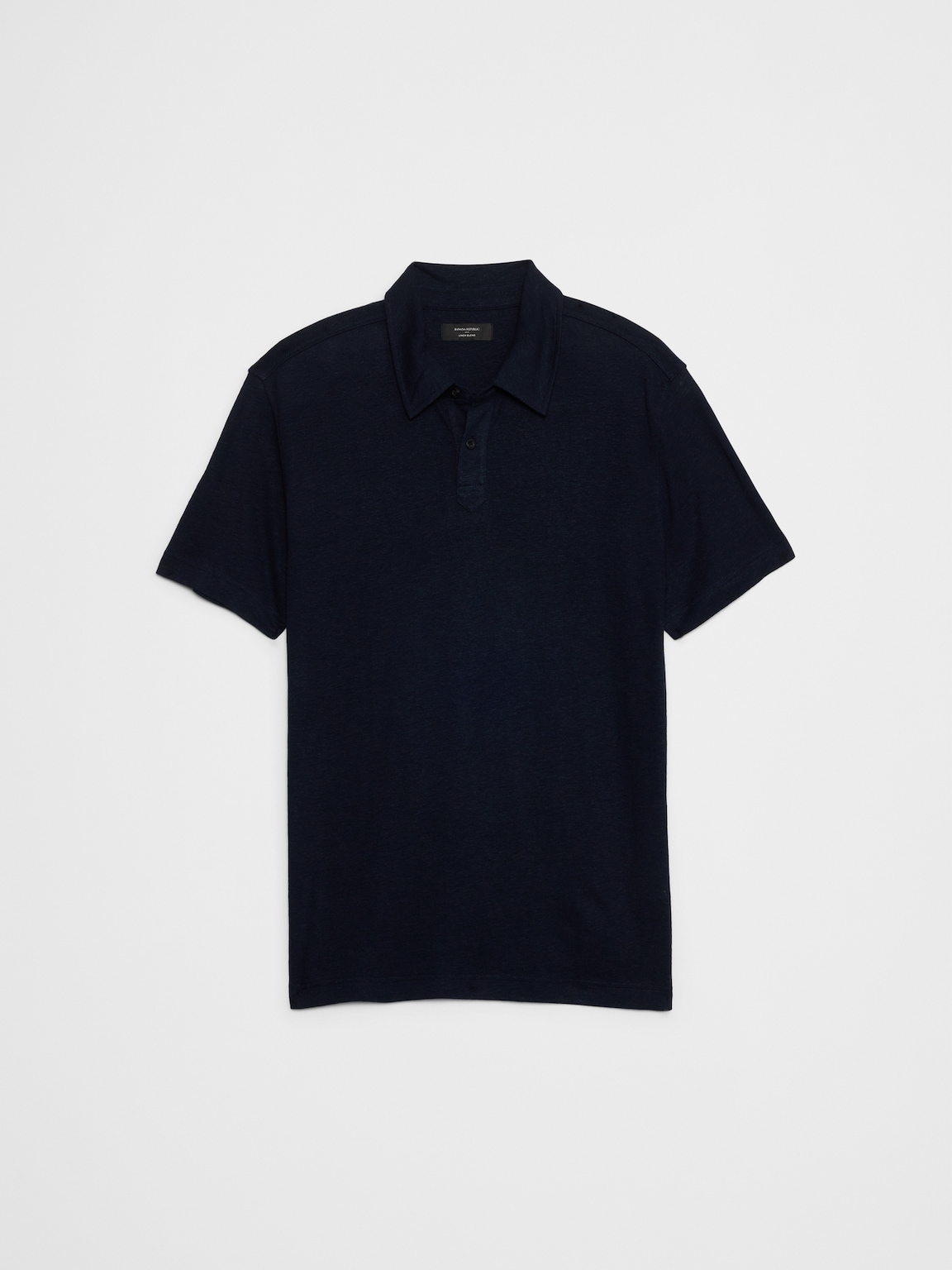 Slim-Fit Linen-Blend Polo