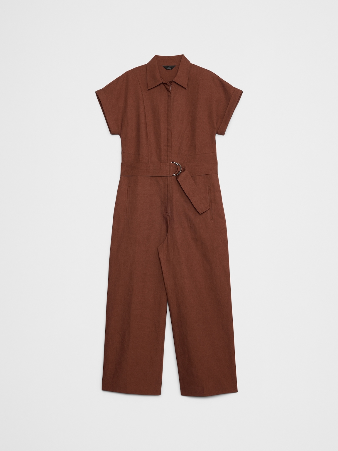 Linen-Blend Jumpsuit