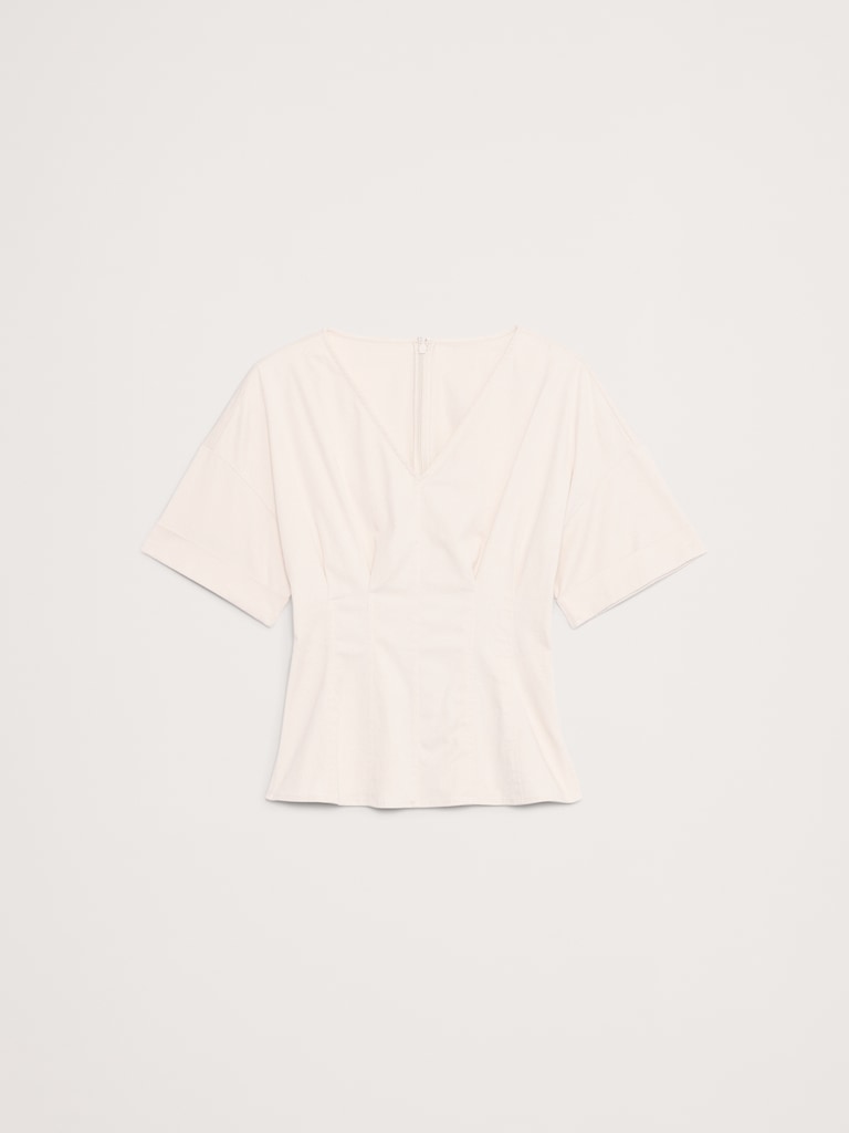 Soft Cotton Fitted Waist Top