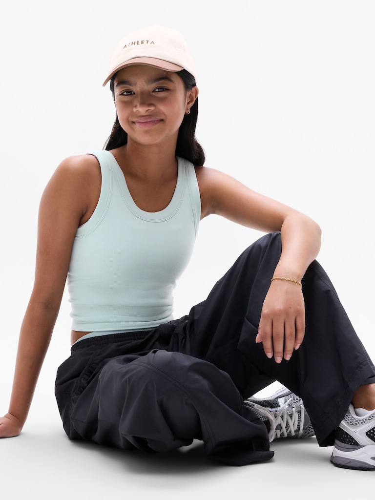 Athleta Girl Rise Above Rib Scoop Tank