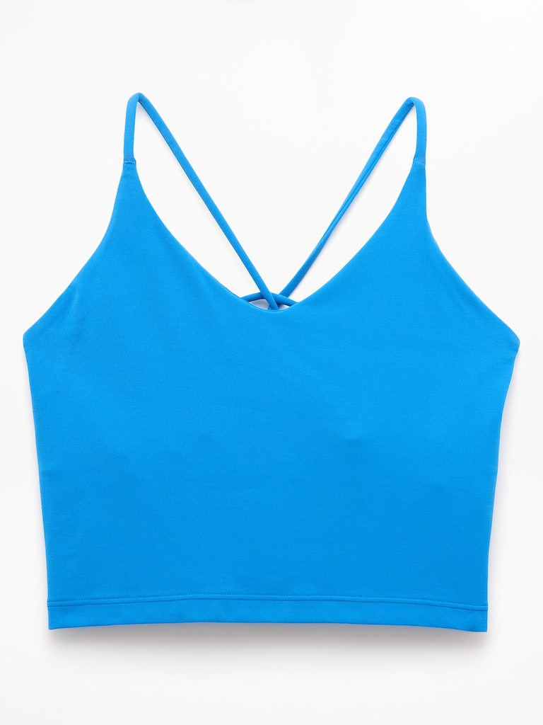 Transcend Thin Strap Crop Bra