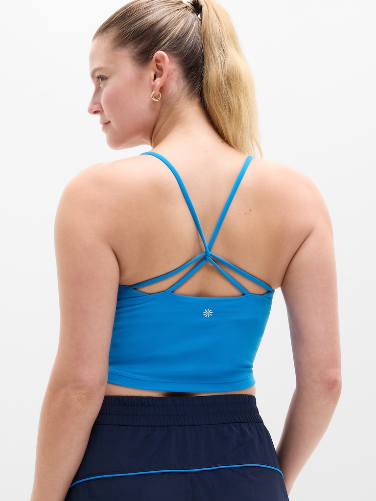 Transcend Thin Strap Crop Bra