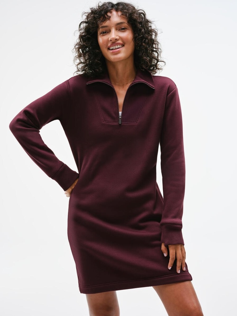 Cozy Karma 1/2 Zip Dress