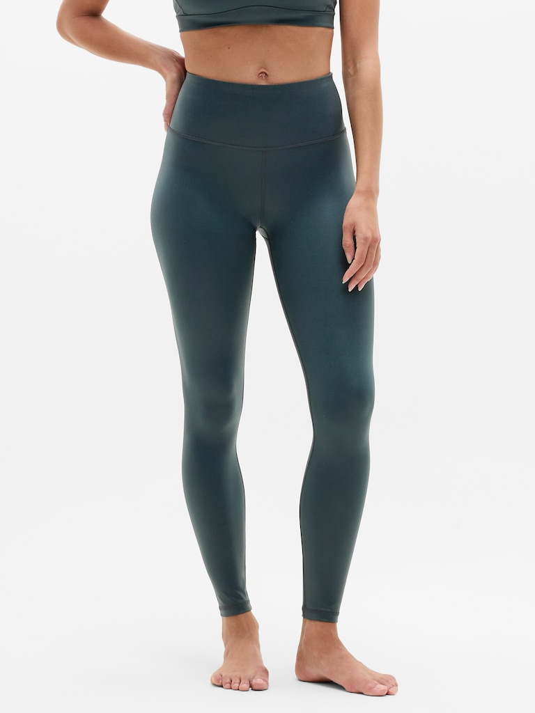 Elation High Rise Matte Foil Shine 7/8 Legging